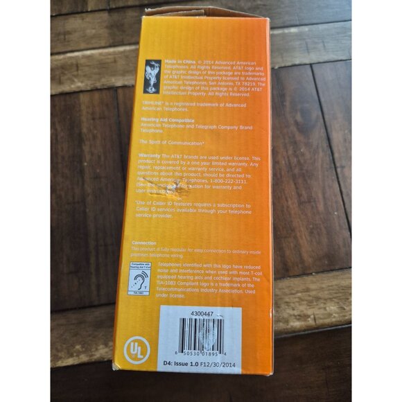 AT&T Trimline Corded Telephone With Caller ID/Call Waiting 13-Number Memory Ring - Picture 3 of 4